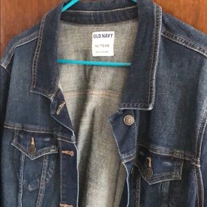 Dark wash old navy jean jacket. XXL